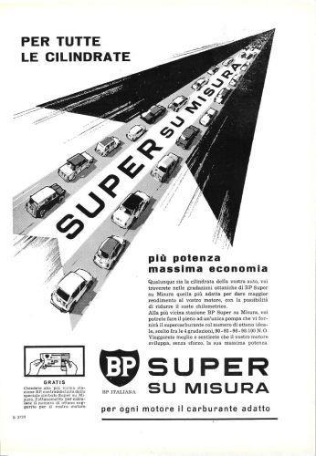 BP per tutte le cilindrate.. Advertising 1960 - copertina