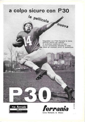 A colpo sicura con P30 Ferrania. Advertising 1960 - copertina