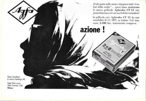 Agfa azione!. Advertising 1960 - copertina