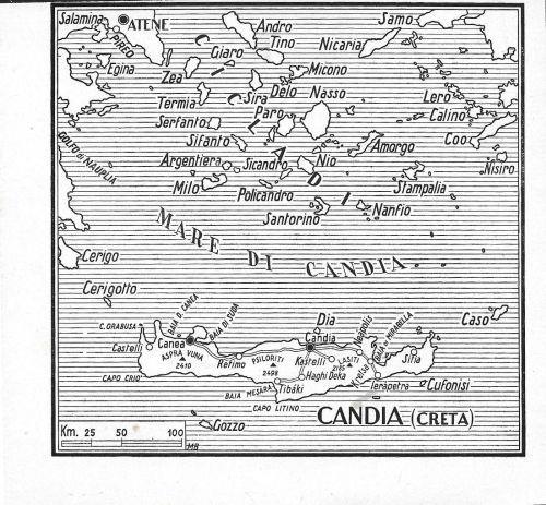 Candia (Creta). Stampa1942 - copertina