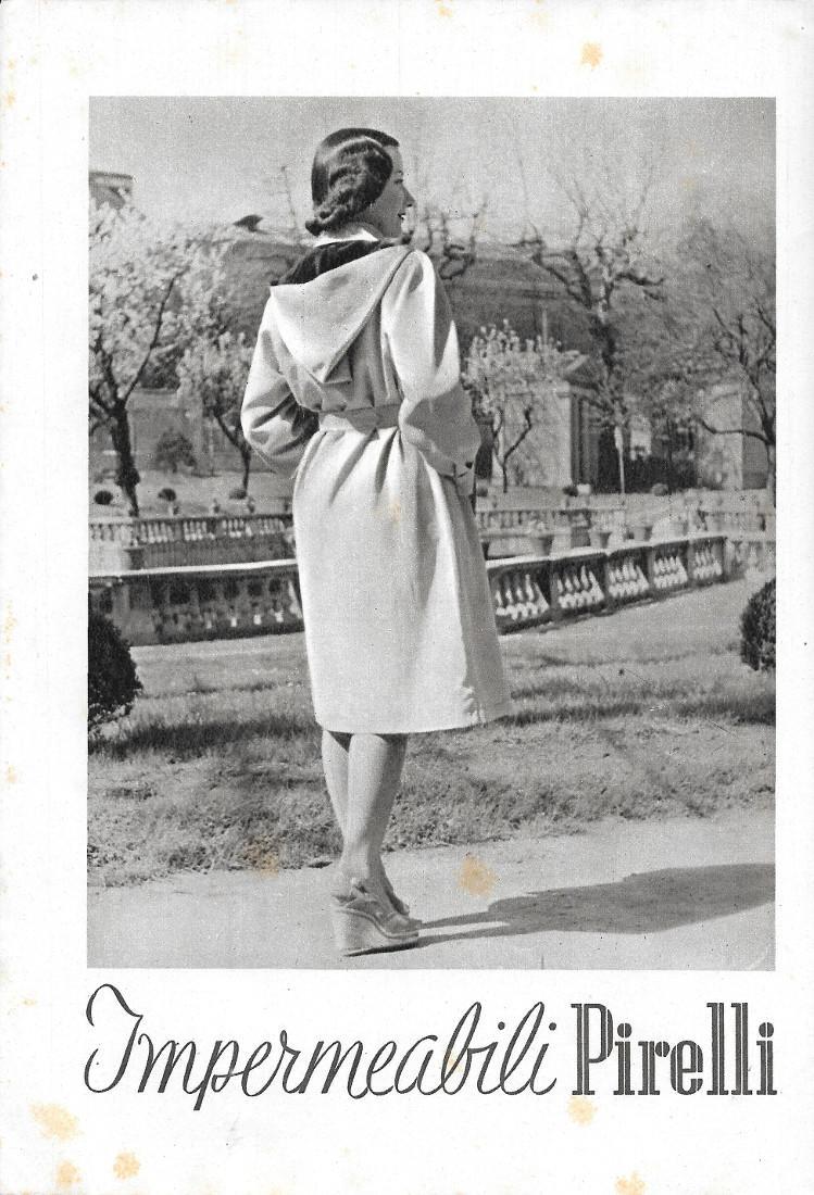 Impermeabili Pirelli. Advertising 1941