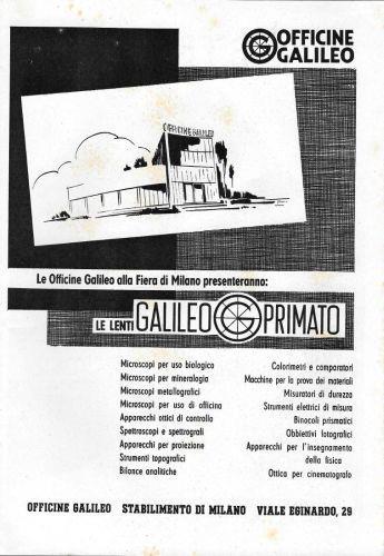Lenti Galileo Primato / Italstrade. Advertising 1941 - copertina