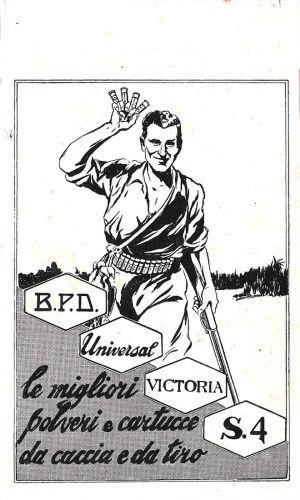 BPD le migliosi polveri e cartucce da caccia e da tiro. Advertising 1941 - copertina