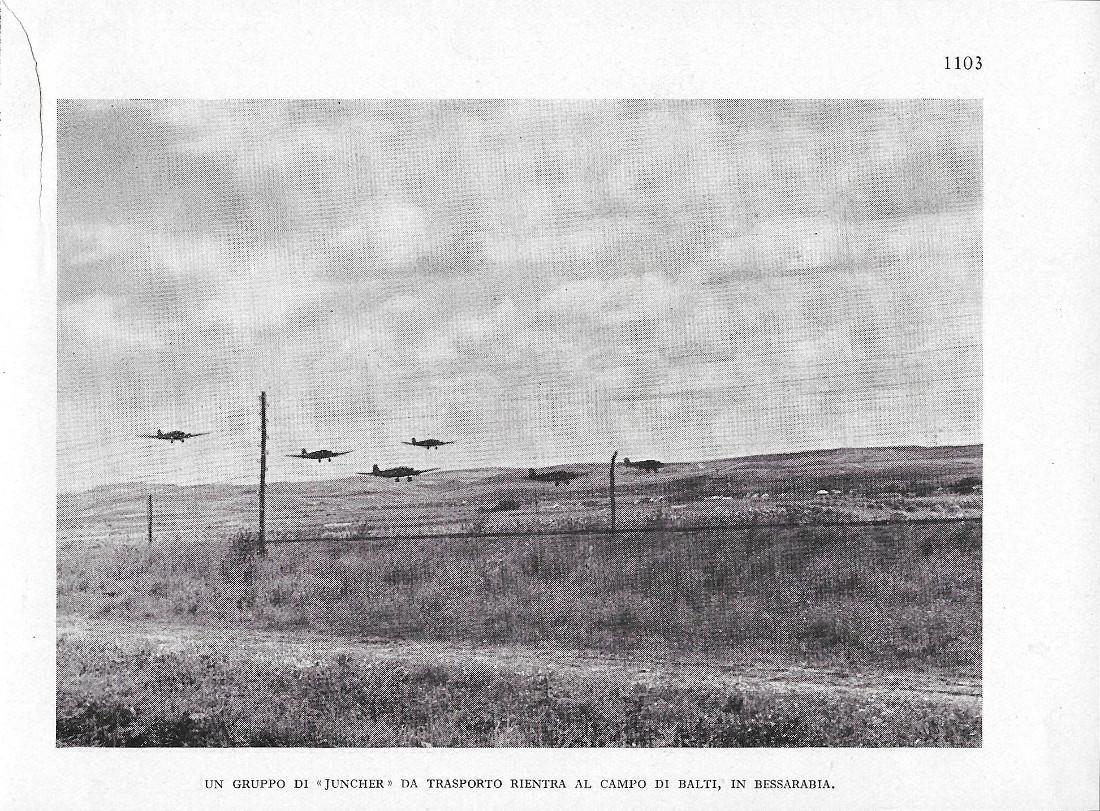 Bessarabia. Gruppo di Juncher / Dopo l'occupazione germanica. Stampa1941 fronte retro