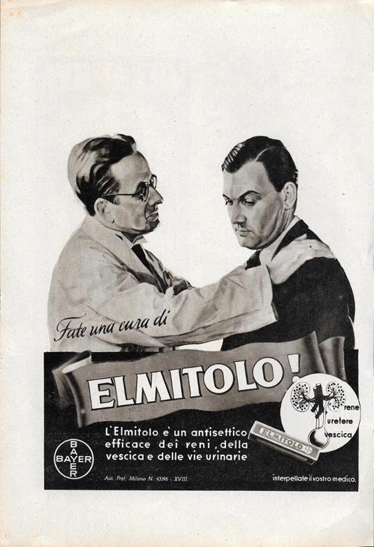 Elmitolo Bayer. Advertising 1942 - copertina