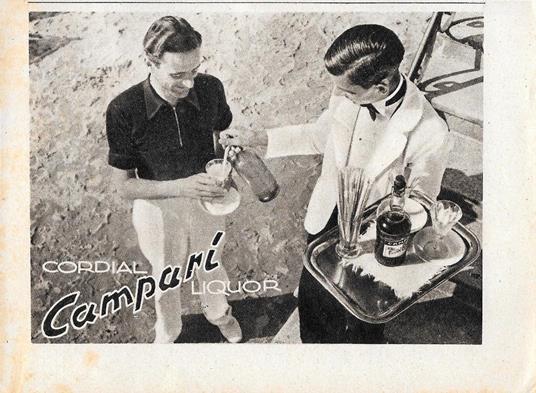 Campari Cordial Liquor. Advertising 1942 - copertina