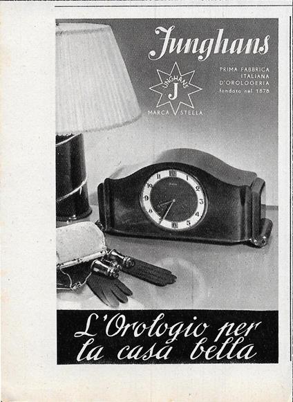 Junghans l'orologio per la casa bella Advertising 1942 - copertina
