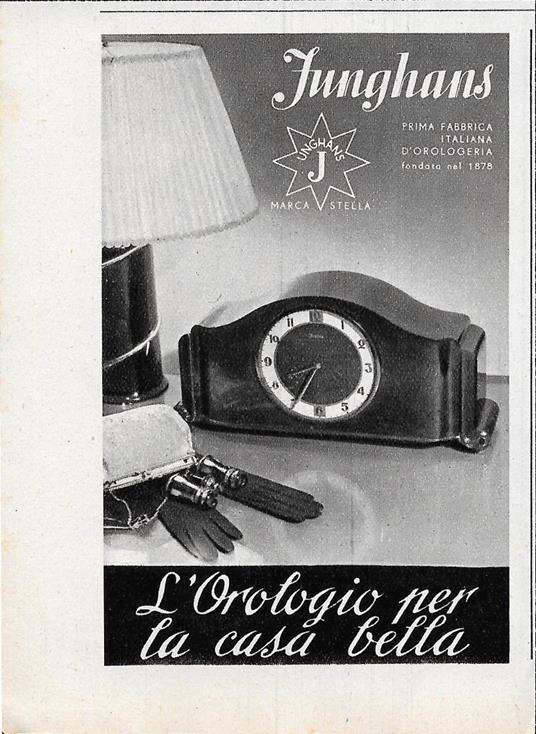 Junghans l'orologio per la casa bella Advertising 1942 - copertina