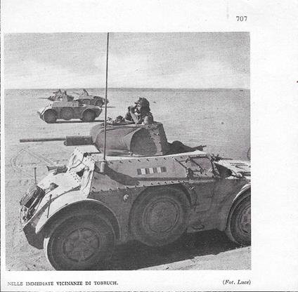Nelle immediate vicinanze di Tobruch. Stampa 1942 - copertina
