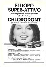 Chlorodont fluoro super-attivo. Advertising 1963