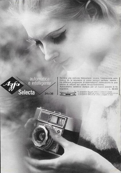 Agfa Selecta. Advertising 1963 - copertina