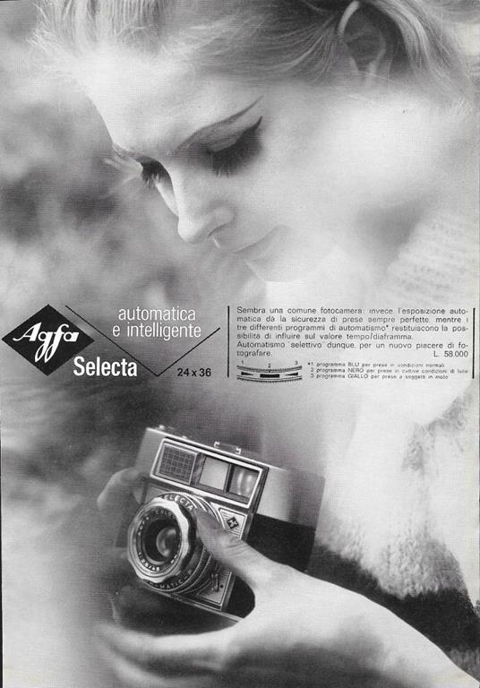 Agfa Selecta. Advertising 1963 - copertina