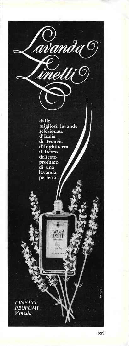 Lavanda Linetti. Advertising 1963 - copertina