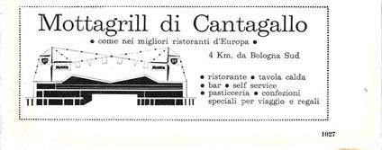 Mottagrill di Cantagallo. Advertising 1963 - copertina