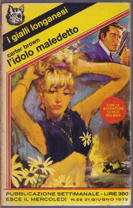 L' idolo maledetto - Carter Brown - Carter Brown - copertina