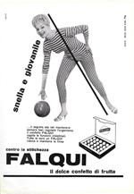 Falqui. Il dolce confetto alla frutta. Advertising 1961