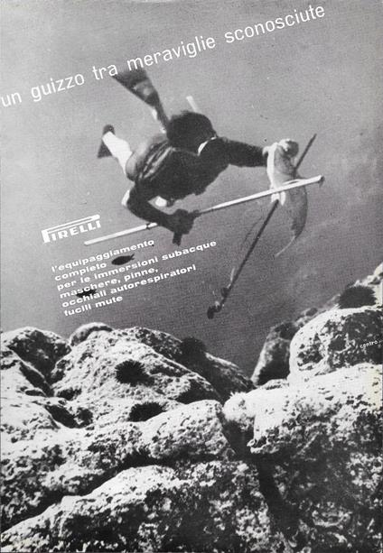 Pirelli un guizzo tra meraviglie sconosciute. Advertising 1961 - copertina