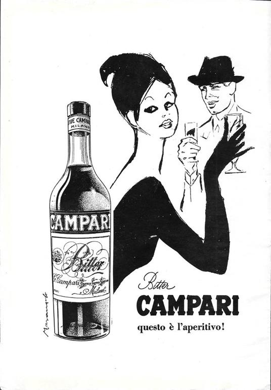 Bitter Campari/Gruppo Finmare. Advertising 1964 fronte/retro - copertina