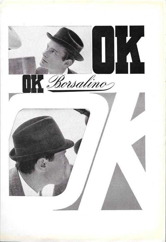 OK Borsalino. Advertising 1964 - copertina