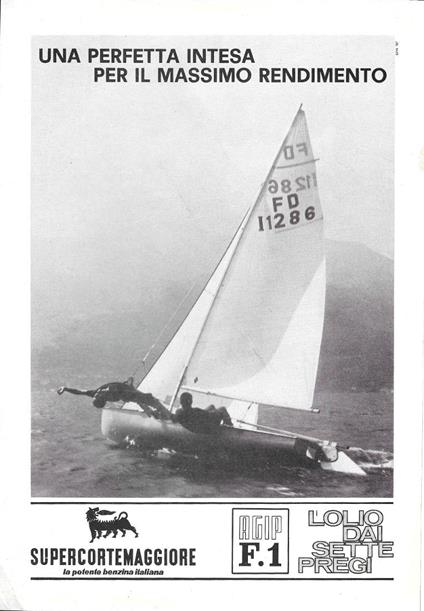 Supercortemaggiore-Agip. Una perfetta intesa per .... Advertising 1964 - copertina