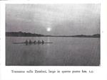 Tramonto sullo Zambesi. Stampa 1934