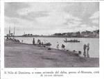 Il Nilo di Damietta presso el-Mansura/Nilo dinanzi a Luxor. Stampa 1934