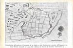Pianta di Cartagena de las Indias e delle fotificazioni di Antonelli. Stampa 1934