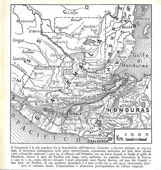 Guatemala. Stampa 1934 - copertina