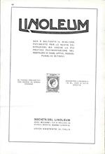Linoleum. Advertising 1930
