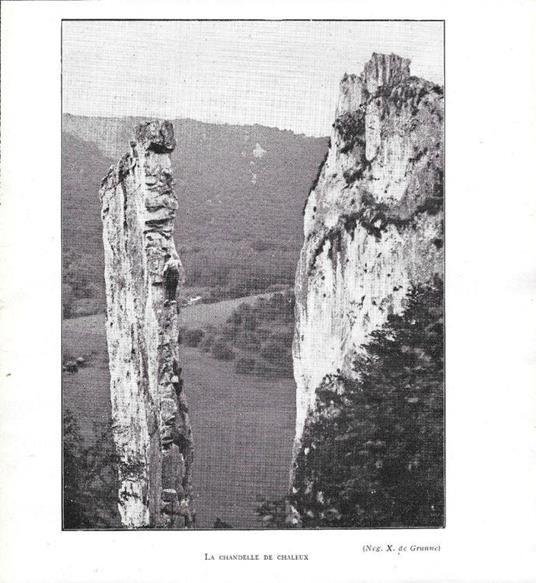 La Chandelle de Chaleux (Ardenne). Stampa 1930 - copertina