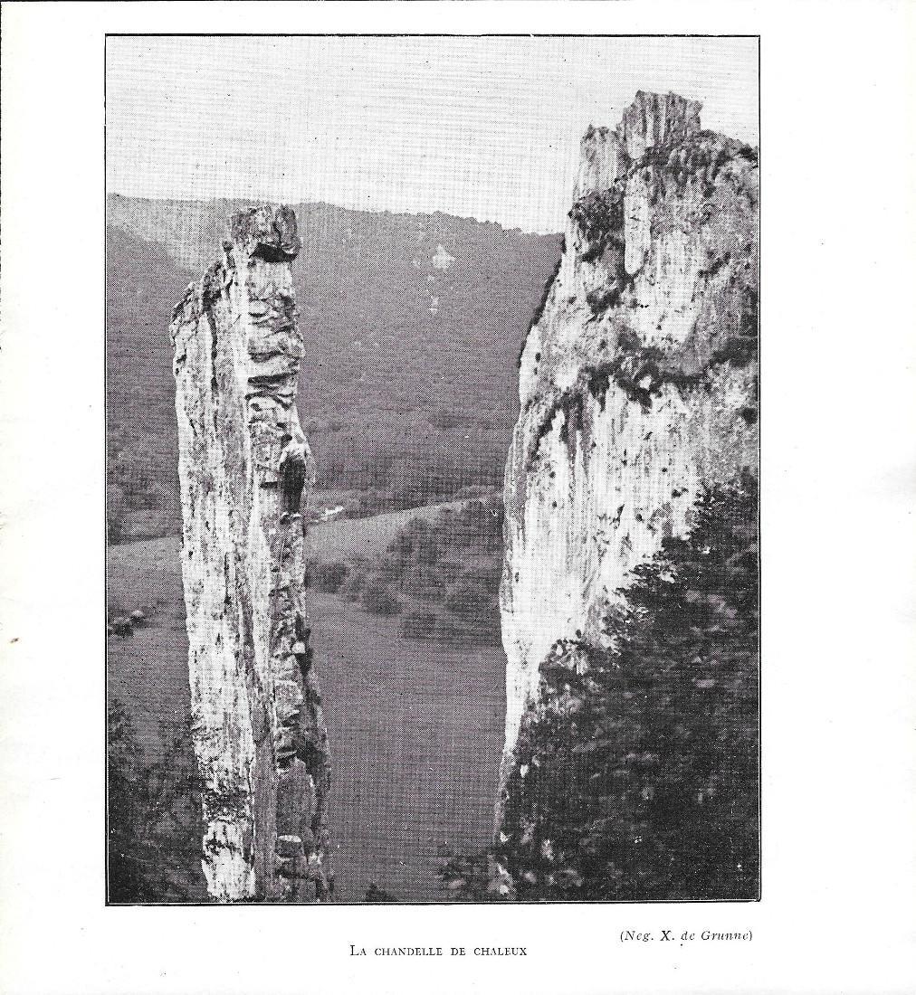 La Chandelle de Chaleux (Ardenne). Stampa 1930