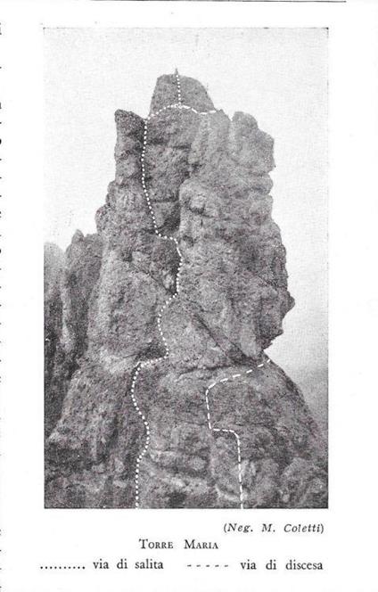 Torre Maria. Via di salita, via di discesa. Stampa 1930 - copertina
