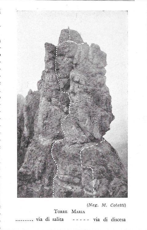 Torre Maria. Via di salita, via di discesa. Stampa 1930 - copertina