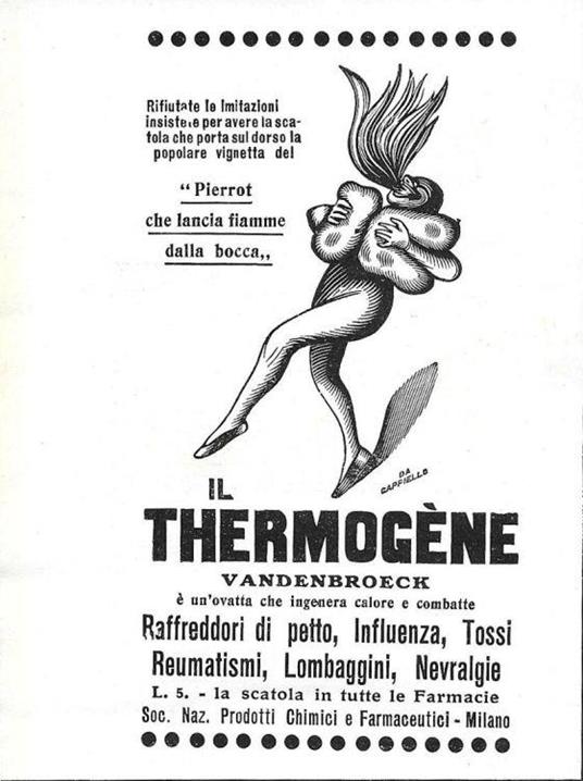 Il Thermogène Vandenbroeck. Advertising 1930 - copertina