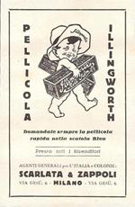 Pellicola Illingworth. Advertising 1930