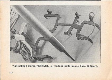 Merlet . Articoli Merlet nelle buone Case di Sport. Advertising 1936 - copertina