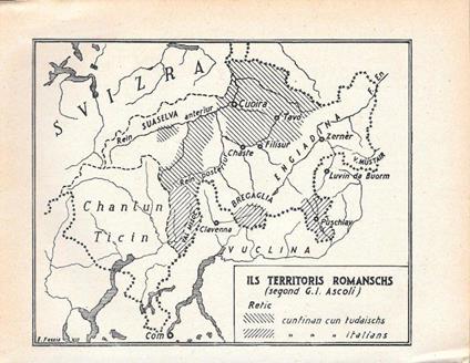 Ils Territoris Romanschs segond G.I. Ascoli. Stampa 1935 - copertina