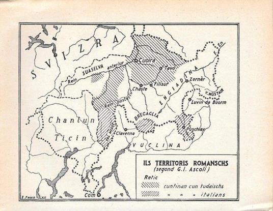 Ils Territoris Romanschs segond G.I. Ascoli. Stampa 1935 - copertina
