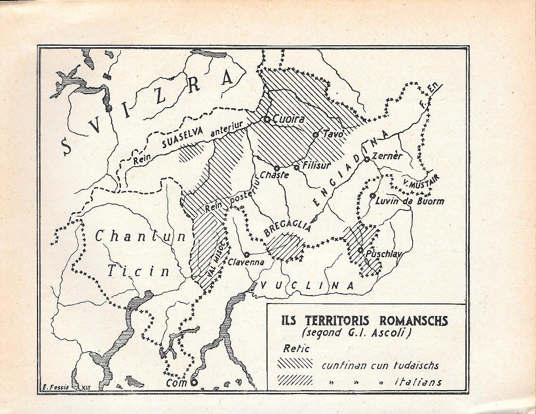 Ils Territoris Romanschs segond G.I. Ascoli. Stampa 1935
