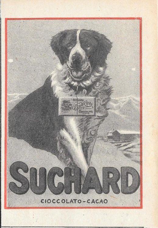 Suchard. Cioccolato, cacao. Advertising 1928 - copertina