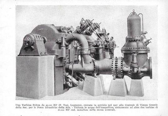 Interni della Centrale di Varzo. Fronte/retro. Stampa 1928 - copertina