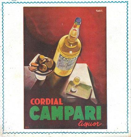 Cordial Campari. Advertising 1928 - copertina