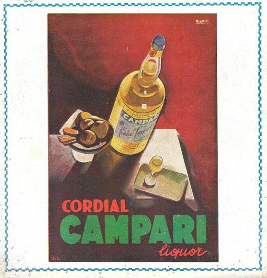Cordial Campari. Advertising 1928 - copertina