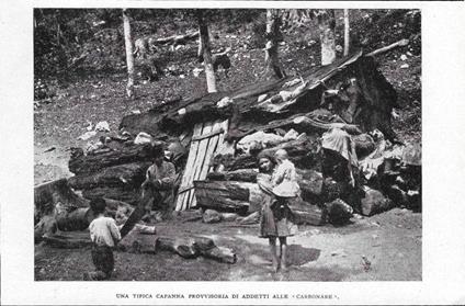 Capanna di Addetti alle Carbonare_Paesaggio di Valle Fondillo. Stampa 1928 - copertina