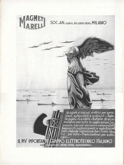 Magneti Marelli. Advertising 1937 - copertina