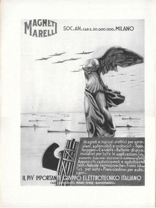 Magneti Marelli. Advertising 1937 - copertina
