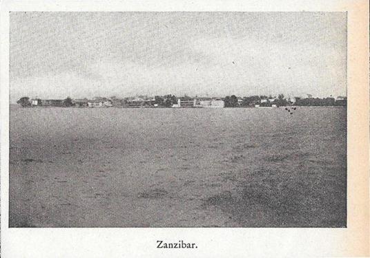 Zanzibar / Beira. Stampa 1934 fronte/retro - copertina