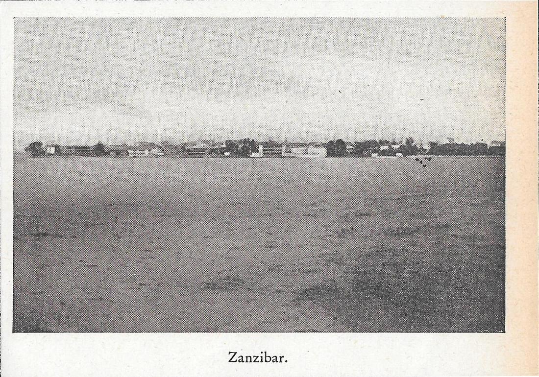 Zanzibar / Beira. Stampa 1934 fronte/retro