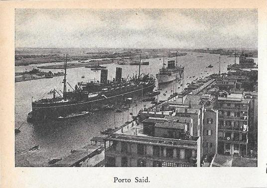 Alessandria d'Egitto / Porto Said. Stampa 1934 fronte/retro - 2