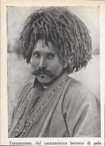 Turcomanno, dal caratteristico berretto di pelo. Stampa 1934 - copertina